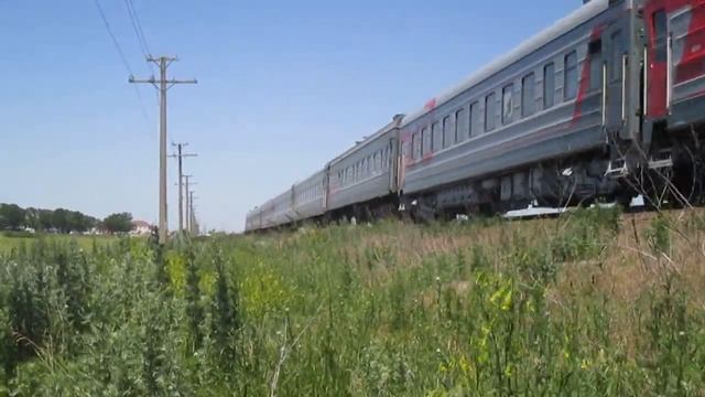 ТЭП70БС-208, Гостагаевская - Анапа смотреть онлайн