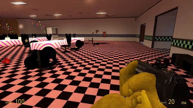 АНИМОТРОНИКИ ПУГАЮТ ОХРАНИКОВ FNaf COOP Garry's Mod смотреть онлайн