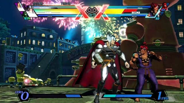 Ultimate Marvel VS Capcom 3 Hulk, Thor , Iron Man Arcade смотреть онлайн