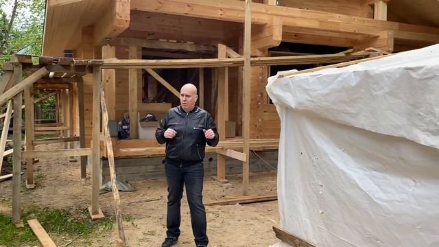 Строим дом из клеёного бруса. смотреть онлайн