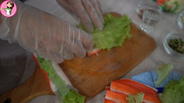 крабовый ролл с тайским острым соусом โรลปูอัด смотреть онлайн