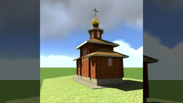 Проект часовни 25 м2 из бруса смотреть онлайн