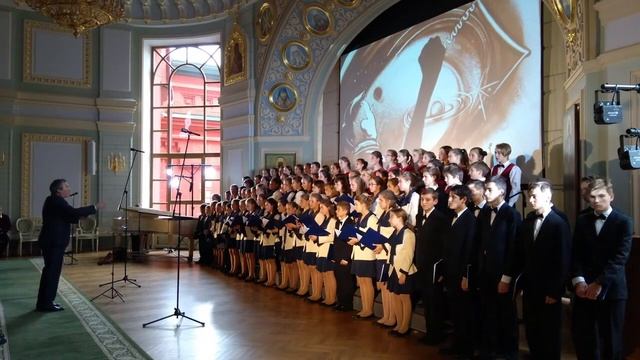 "Ave Maria" Бах-Гуно, Большой детский хор (БДХ), Детский хор телевидения и радио Санкт-Петербурга смотреть онлайн