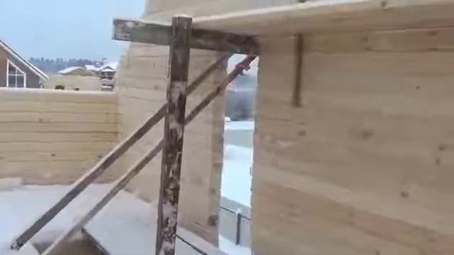 Строительство дома из профилированного бруса смотреть онлайн