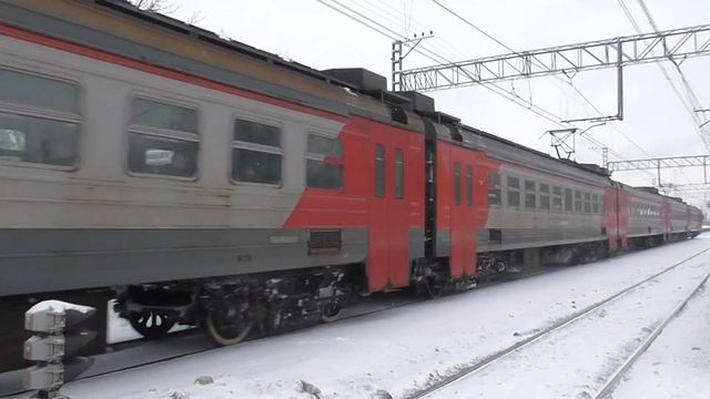 электричка эд4м 0418 с приветливой бригадой станция Колпино смотреть онлайн
