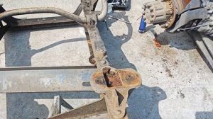 Задняя пневмо подвеска Газон Некст 10т на ЗИЛ Бычок. Разбор донора