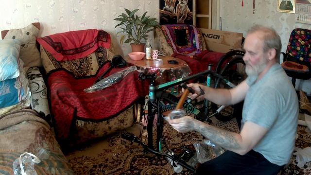 #Велосипед из Китая. Распаковка.(Велосипед за 10 600 рублей "Mingdi") смотреть онлайн