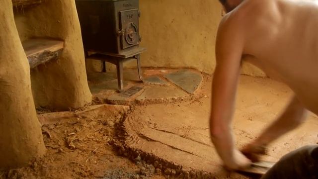 Глиняный пол своими руками! смотреть онлайн