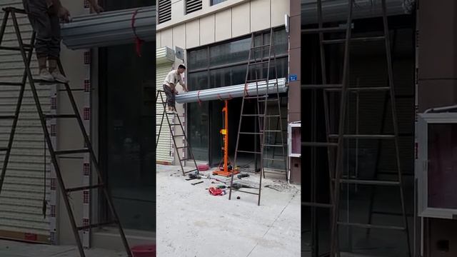 Install the roller shutter door artifact, how to do it easily, 4 meters wide and 45 meters high смотреть онлайн