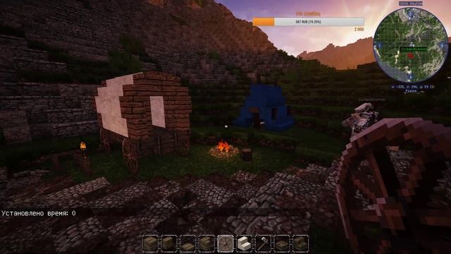 СРЕДНЕВЕКОВЫЙ ГОРОД В ВЫЖИВАНИИ(ОБХОД)!!! | Часть 14 | Rendelwood reborn minecraft let's play смотреть онлайн