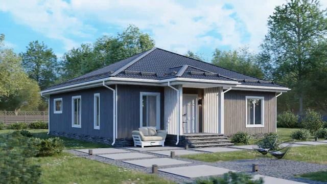 Каркасный дом «Клубишь» 11.5х11.5 смотреть онлайн