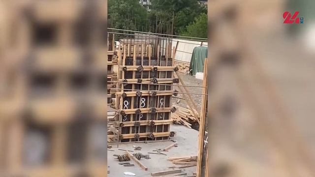 В Оше стройкомпания строит многоэтажный дом без разрешительных документов смотреть онлайн