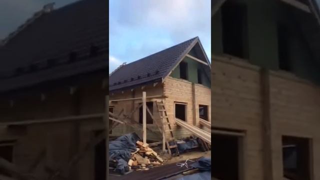 Дом из профилированного бруса 6х9 смотреть онлайн