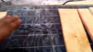 самодельная солнечная панель из стекла, с самодельным креплением