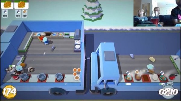 Overcooked 3-3 (4 Players, 3 Stars, Swedish)