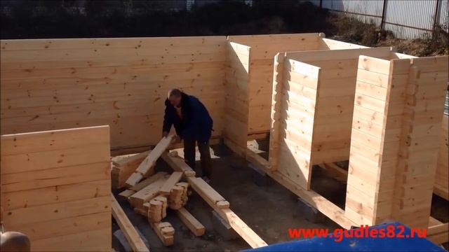 Строительство дома из Бруса смотреть онлайн