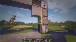 Механическая дверь майнкрафт 3 на 3