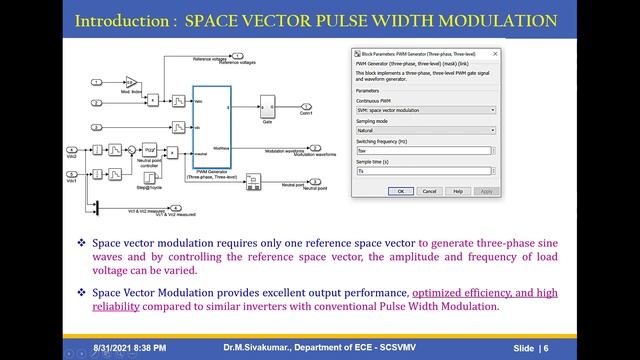 Modeling of PWM Generator _Space Vector Pulse Width Modulation for Electric Vehicle Speed Control смотреть онлайн