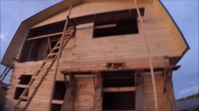 Построенный дом из профилированного бруса смотреть онлайн