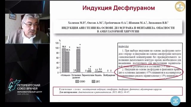 Методологические аспекты современной ингаляционной анестезии смотреть онлайн