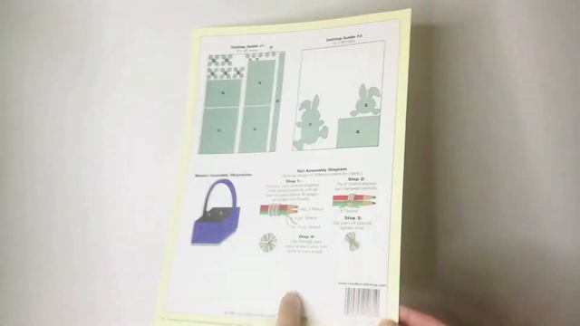 Spring Bunny Basket Plastic Canvas Pattern Book Flip Through Video смотреть онлайн