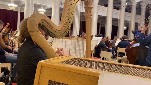 Ravel -Tzigane , Harp Cadenza .Anna Makarova ( Harp)