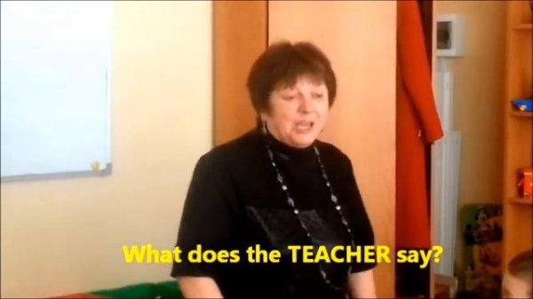 What does the teacher say_