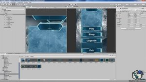 9. Создание интерфейса игры и взаимодействие  часть 1 (2. Создание главного меню)