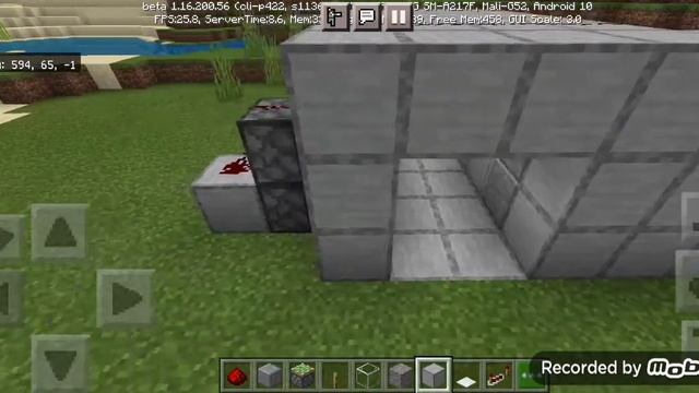 Как построить механическую дверь 2 на 2 в майнкрафт пе смотреть онлайн