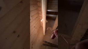 Обзор мобильной бани на 3 отсека из НАСТОЯЩЕГО бревна