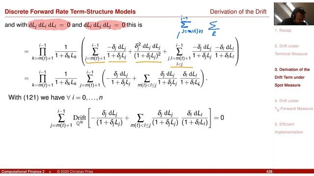 Lecture Computational Finance 2 / Appl. Math. Fin. 15: Discrete Term Structure Models (2) смотреть онлайн