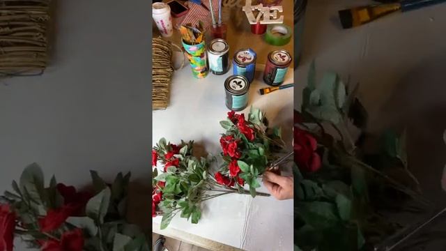DIY LOVE Grapevine Door /Wall Valentines Decor смотреть онлайн