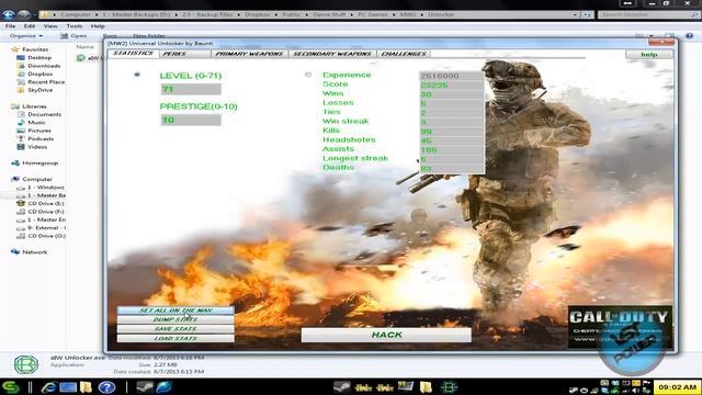 [How To] Use Call of Duty Modern Warfare 2 Unlocker Tutorial (Ranks, Titles, Weapons, etc) смотреть онлайн