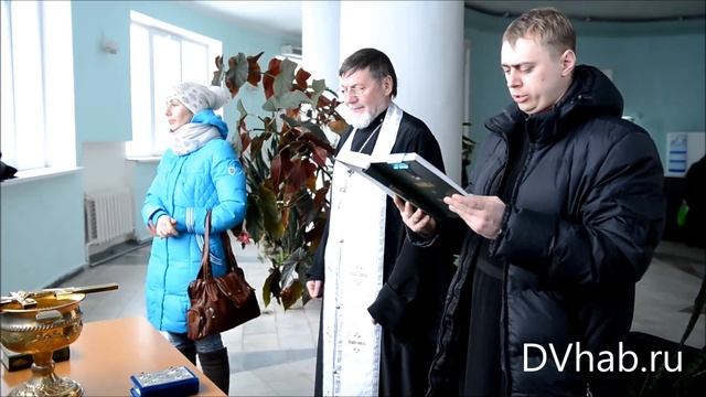 Освящение открытого бассейна в Хабаровске смотреть онлайн