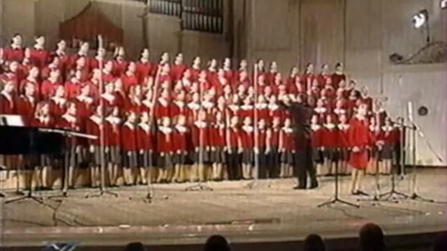"О родине", А. Пахмутова за роялем, Большой детский хор Попова, дирижер Анатолий Кисляков, БДХ смотреть онлайн