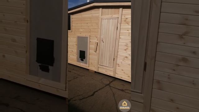 Мобильная баня Барнхаус Ангарск 2.3х4 House Baikal смотреть онлайн