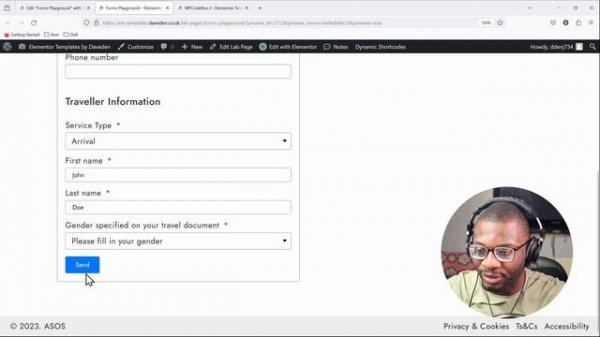 Placeholder for Required Select Field in Elementor Pro Form