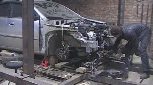 КИА РИО.Кузовной ремонт передка.Замена подрамника.Часть2