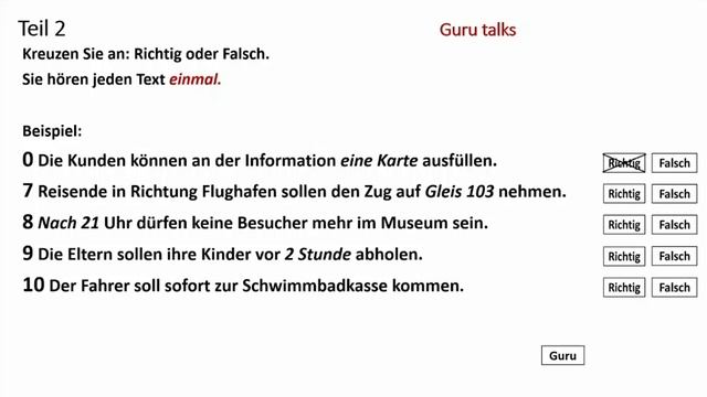 Start Deutsch A1 Hören Modelltest Mit Lösungen Am Ende ||  Vid - 155