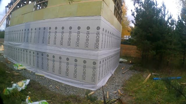 Строительство каркасного дома Барнхаус, 8-ой день смотреть онлайн