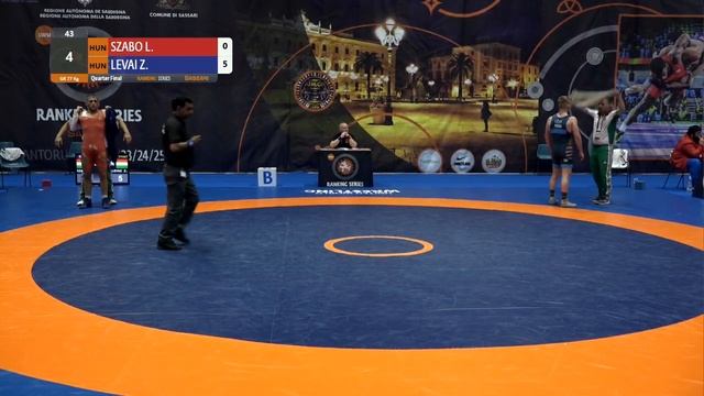 1/4 GR - 77 kg: L. SZABO (HUN) v. Z. LEVAI (HUN) смотреть онлайн
