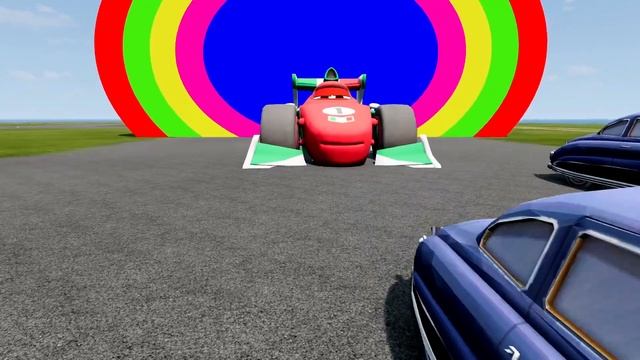 Big & Small Francesco Bernoulli vs Tow Mater vs Choo-Choo Charles Train vs BeamNG.drive смотреть онлайн