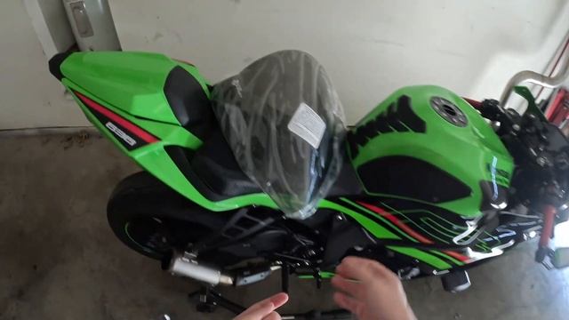 KAWASAKI ZX6R 2024+DOUBLE BUBBLE WINDSCREEN смотреть онлайн