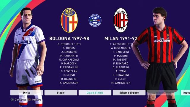 eFootball PES 2021 - DREAM LEAGUE 1990-2005 ITALIA PATCH #pes2021 #classic #seriea смотреть онлайн