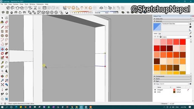 07| Adding Door and Windows | Sketchup Nepali Tutorial | Project-4 смотреть онлайн
