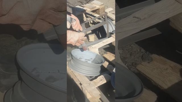 Пескоструйная очистка штампованных дисков смотреть онлайн