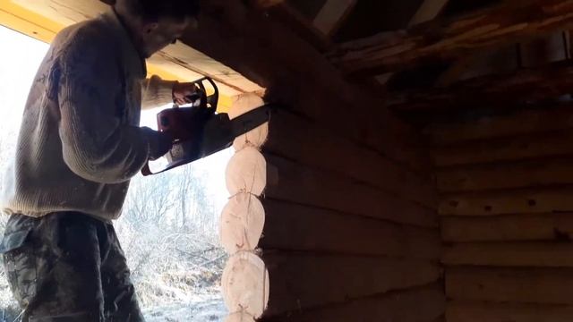 Изготовление и установка обсад (окосячек) в деревянном доме. смотреть онлайн