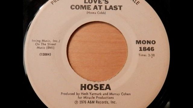 Hosea - Love's Come At Last смотреть онлайн