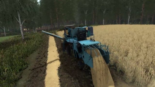 [РП] УБОРОЧНАЯ НА ЛЕГЕНДАРНОМ КОМБАЙНЕ ЕНИСЕЙ-1200! смотреть онлайн