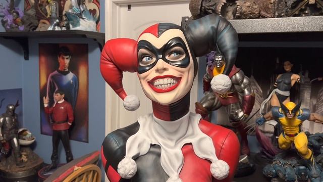 Sideshow Collectibles Harley Quinn Life-Size Bust Review смотреть онлайн